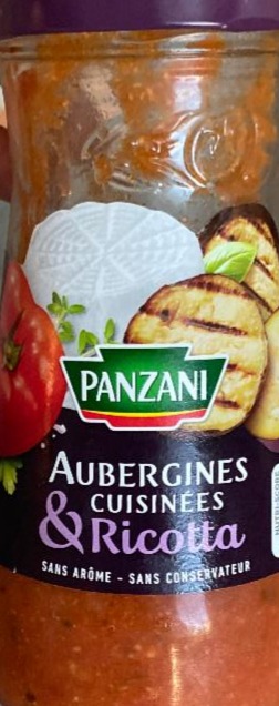 Fotografie - aubergines cuisinees and ricotta Panzani