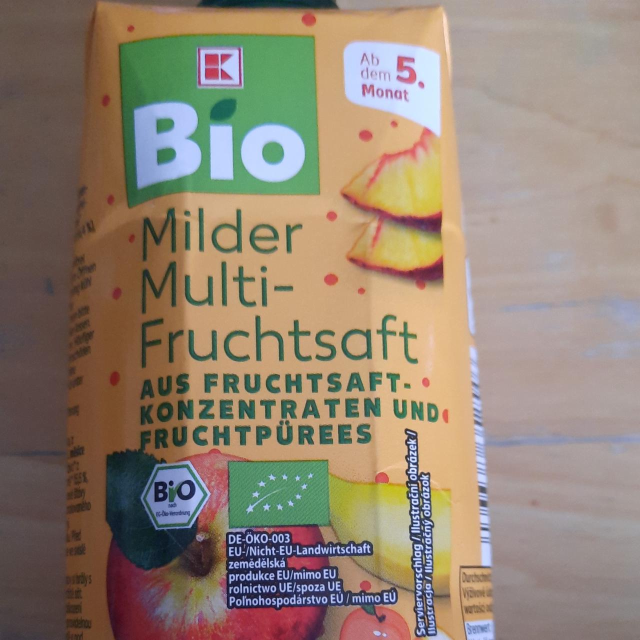 Fotografie - Bio Milder Multi-Fruchtsaft K-Bio