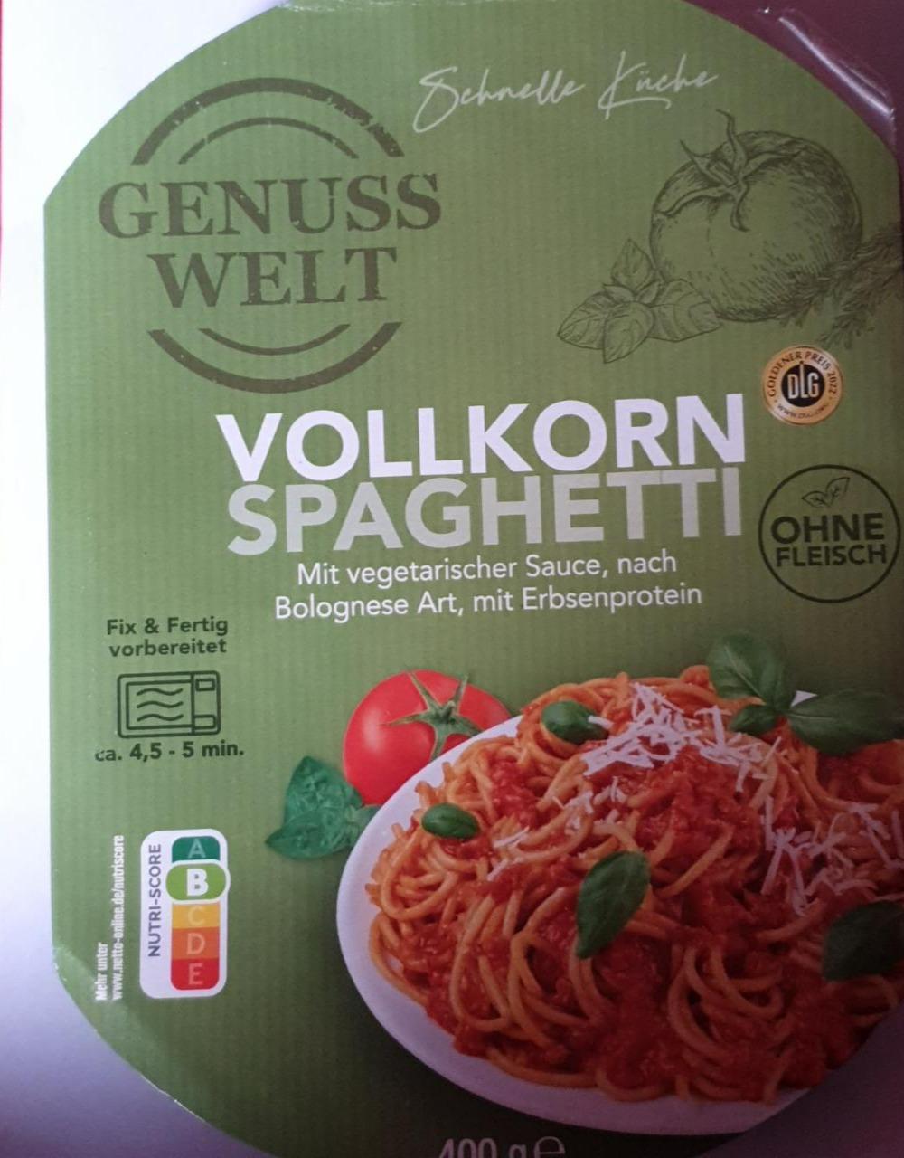 Fotografie - Vollkorn Spaghetti Genuss Welt