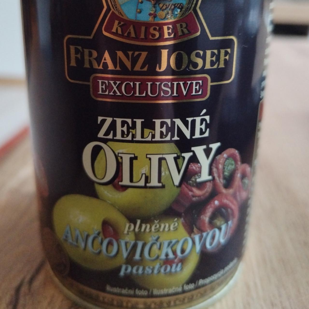 Fotografie - Zelené olivy plněné ančovičkovou pastou Kaiser Franz Josef exclusive