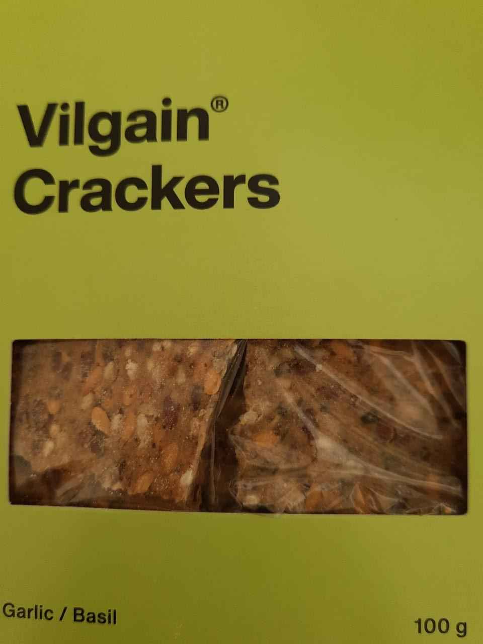 Fotografie - Crackers Garlic/Basil Vilgain