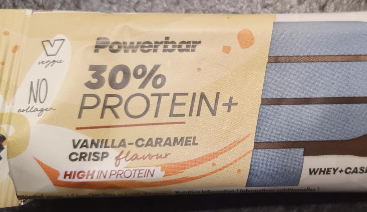 Fotografie - 30% Protein+ Vanilla-Caramel Crisp PowerBar