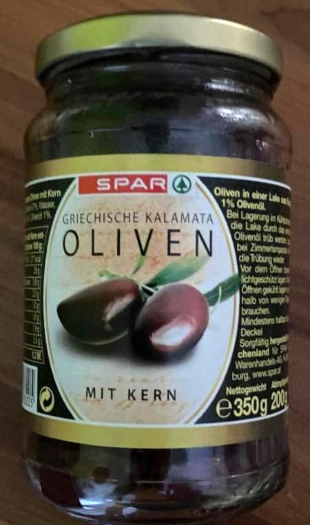 Fotografie - Griechische Kalamata Oliven mit Kern Spar