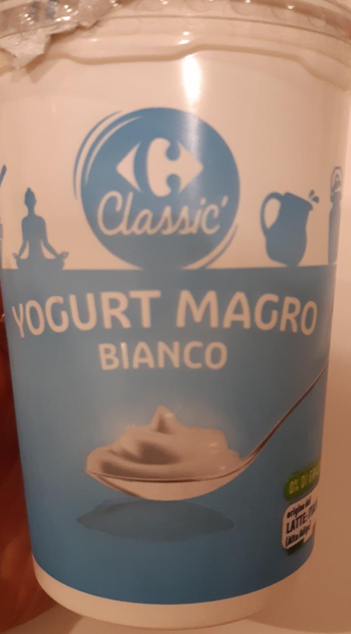 Fotografie - Yogurt Magro Bianco 0% Carrefour Classic