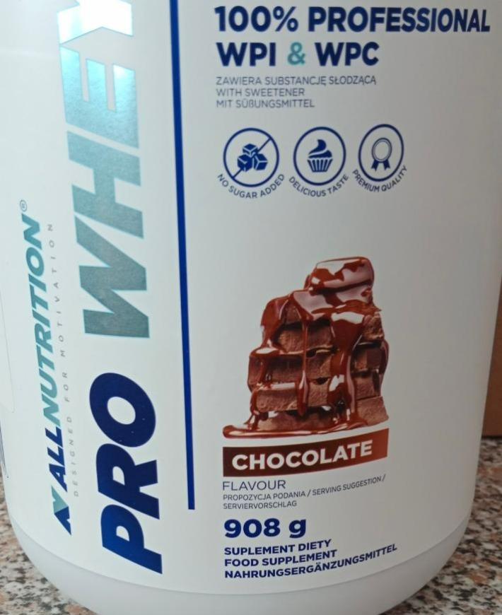 Fotografie - all nutrition whey protein chocolade flavour
