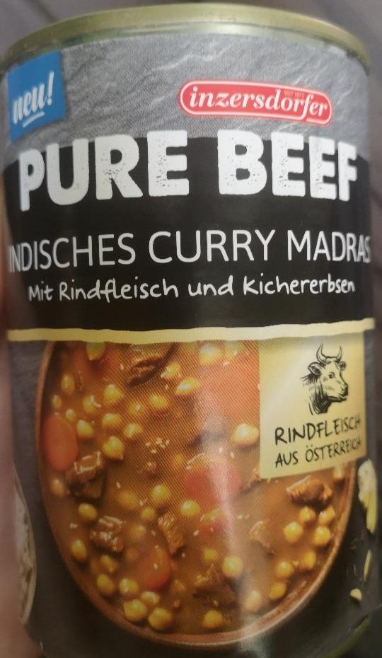 Fotografie - Pure Beef Indisches Curry Madras Inzersdorfer