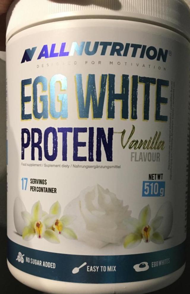 Fotografie - Egg White Protein Vanilla Allnutrition