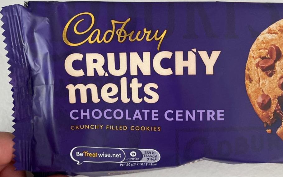 Fotografie - Cadbury Crunchy Melts Chocolate Centre