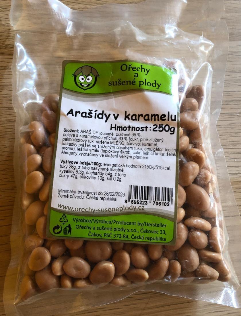 Fotografie - Arašídy v karamelu Ořechy a sušené plody