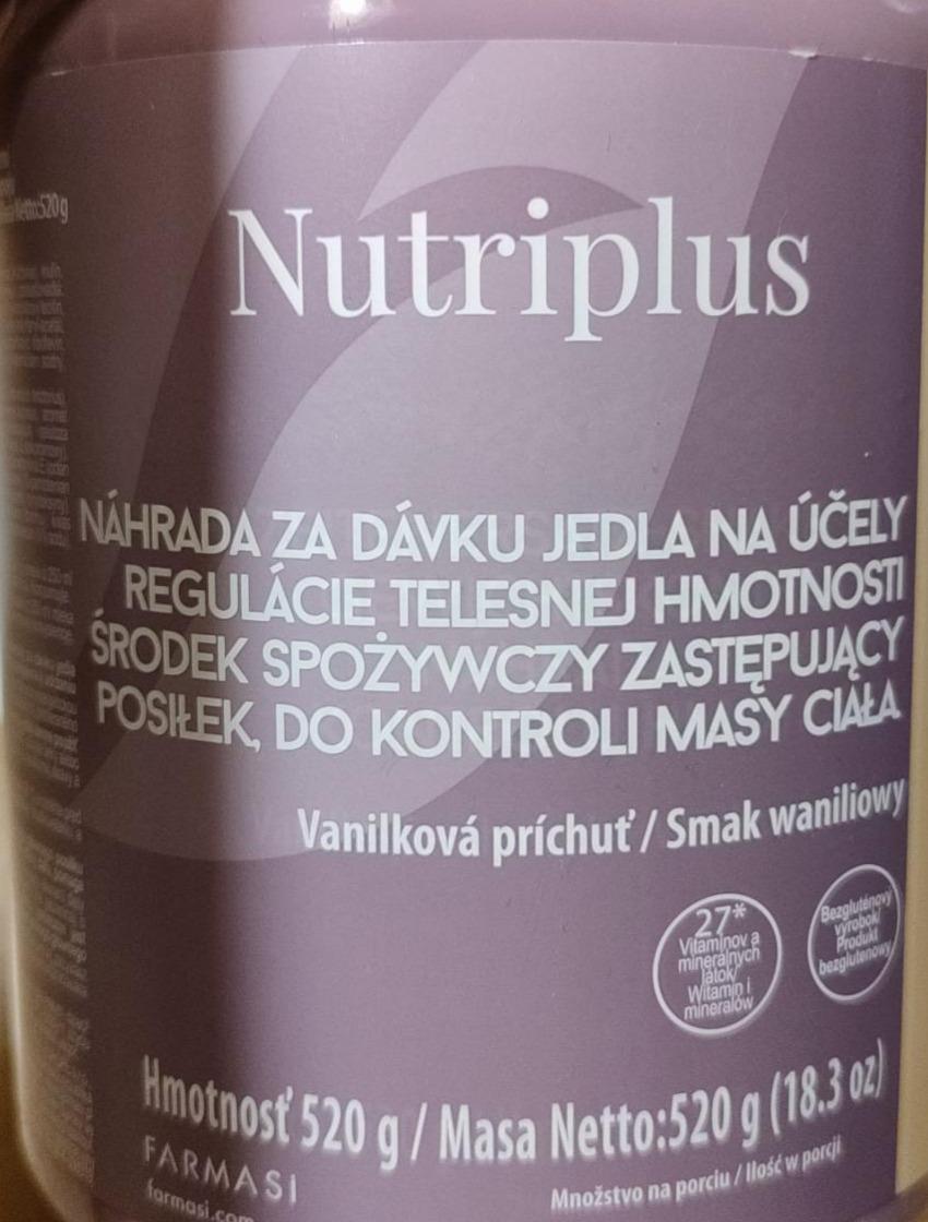Fotografie - Náhrada za dávku jedla na účely regulácie telesnej hmotnosti Vanilková príchuť Nutriplus