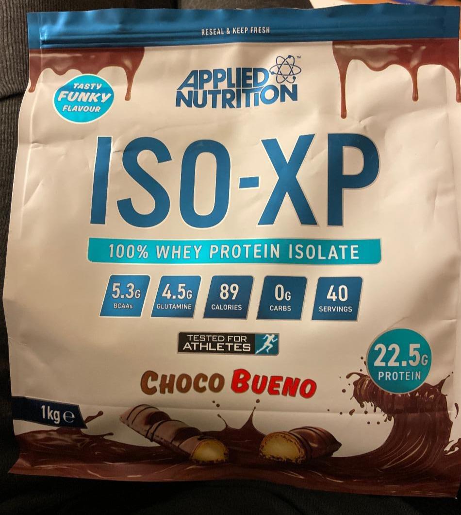 Fotografie - ISO- XP 100% Whey protein isolate Choco bueno Applied nutrition
