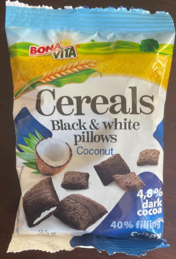 Fotografie - Cereals black&white pillows coconut Bonavita