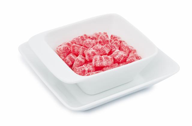 Fotografie - Proteinové gumové bonbóny s jahodovou příchutí Victus