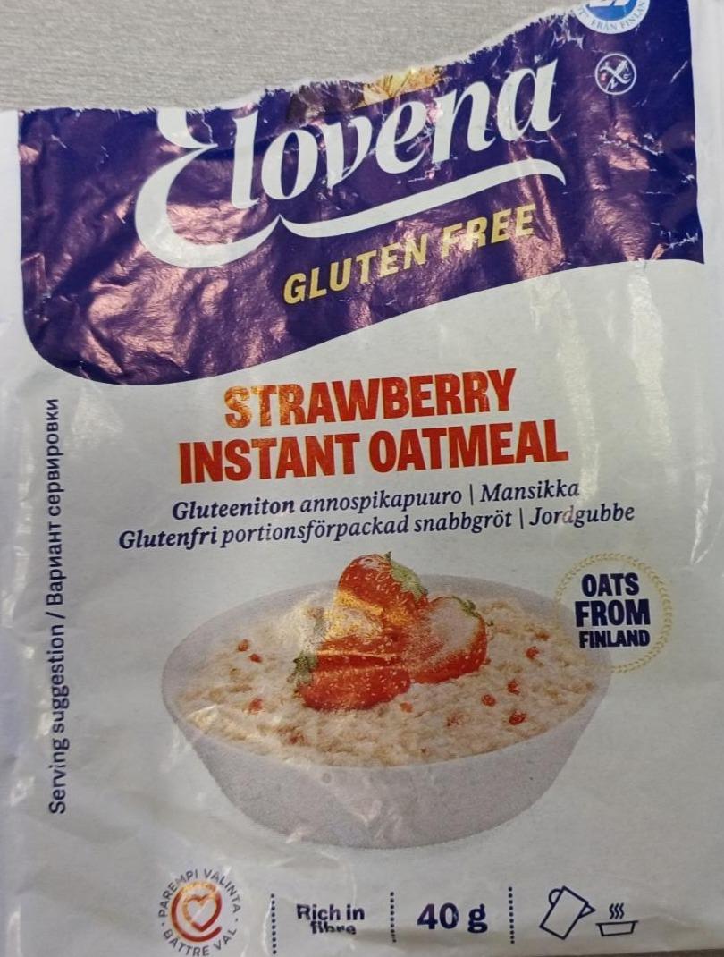 Fotografie - Strawberry instant oatmeal Elovena