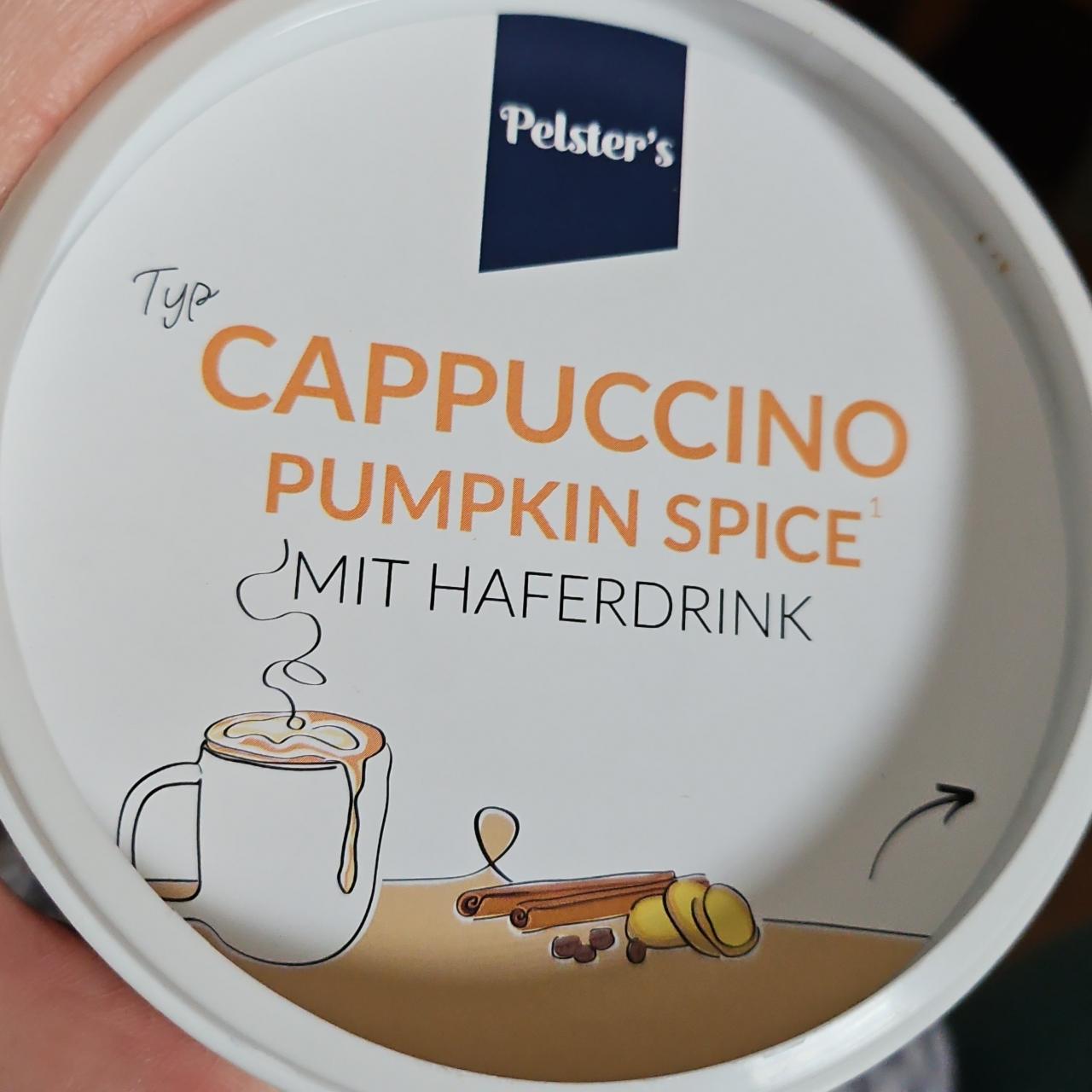 Fotografie - Typ Cappuccino pumpkin spice mit kaferdrink Pelster's