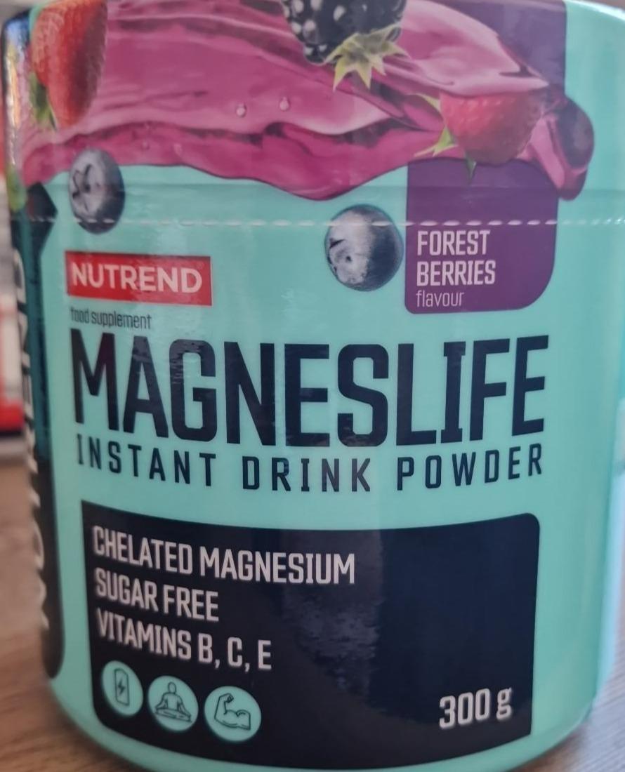 Fotografie - Magneslife instant drink powder Forest berries Nutrend