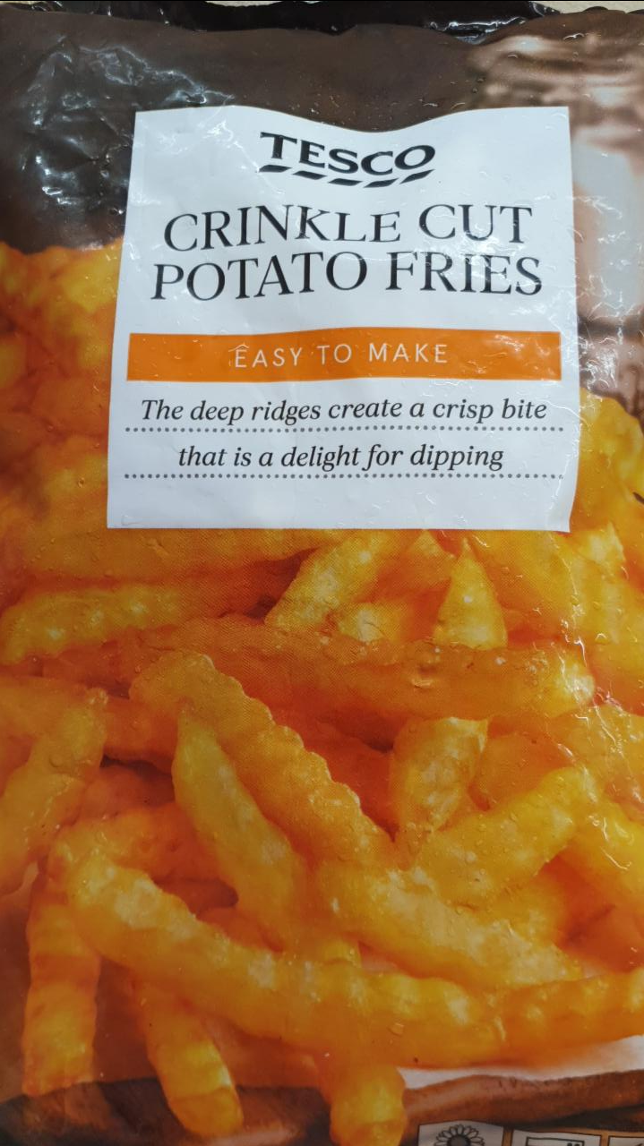 Fotografie - crinkle cut potato fries tesco