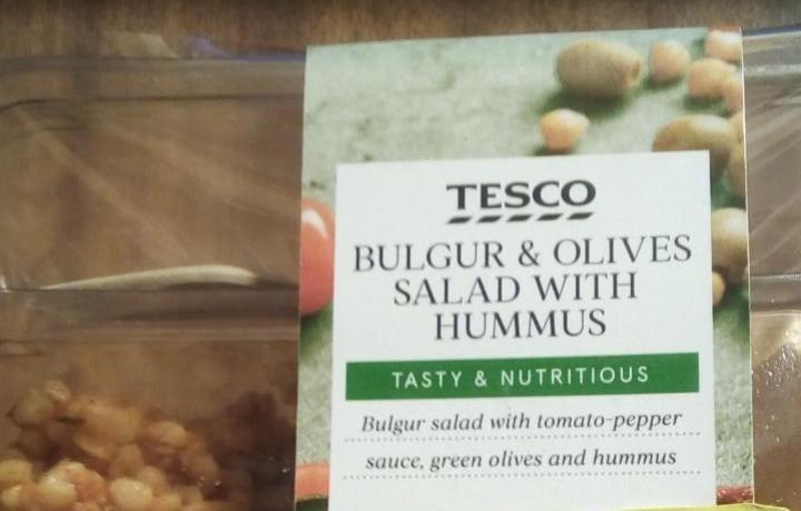 Fotografie - Bulgur & Olives Salad with Hummus Tesco