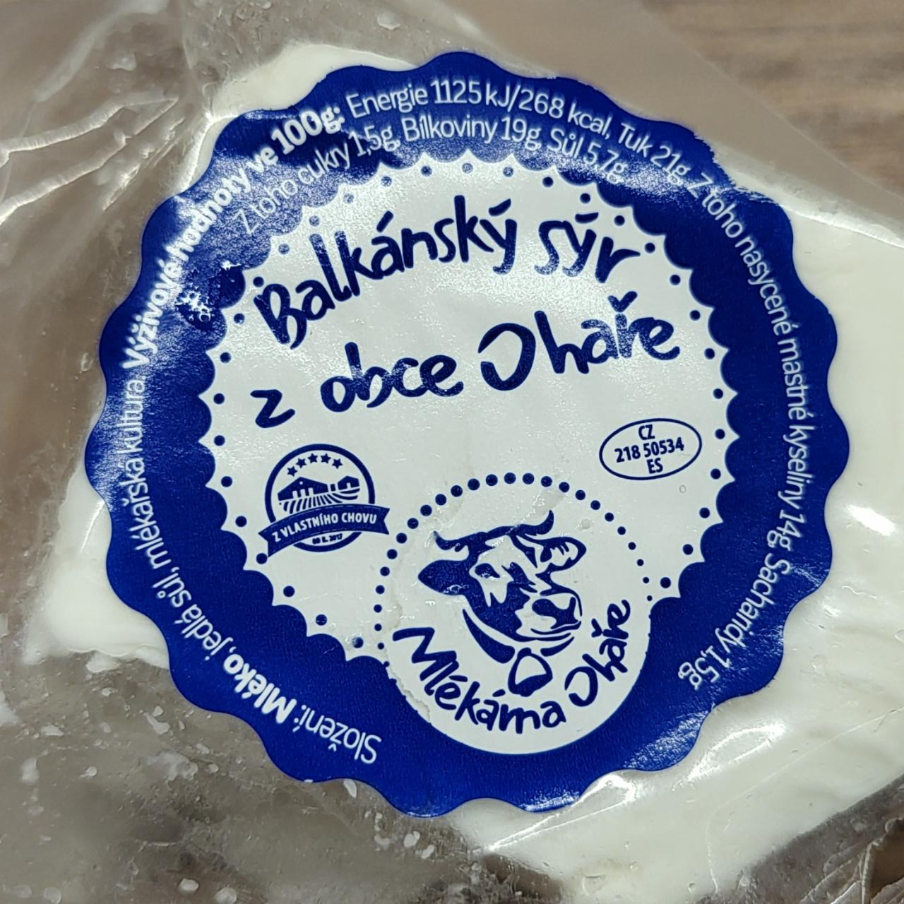 Fotografie - Balkánský sýr z obce Ohaře