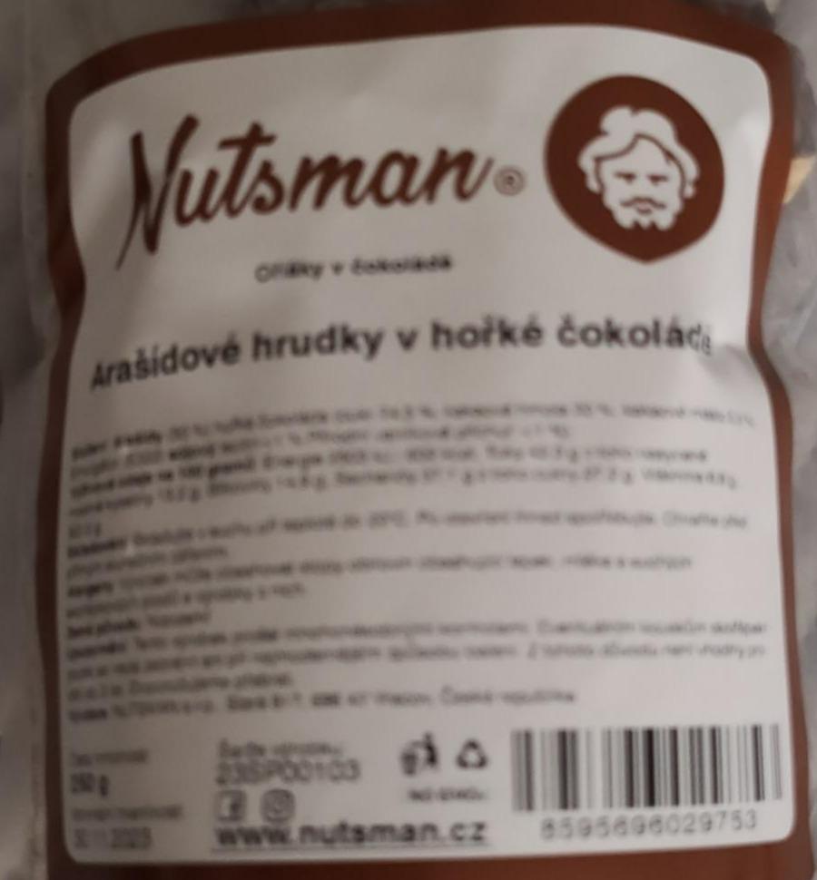 Fotografie - Arašidové hrudky v hořké čokoládě Nutsman