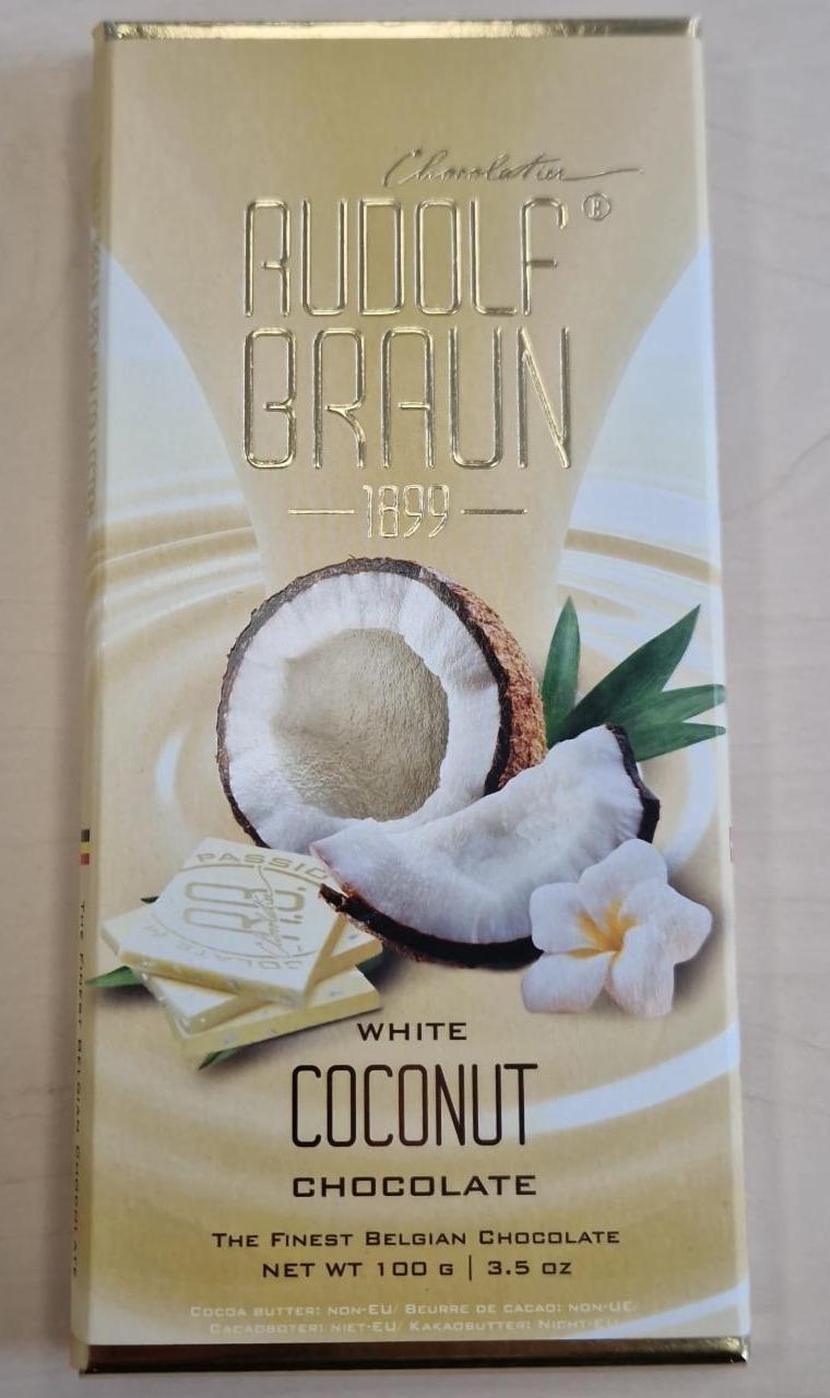 Fotografie - White Coconut Chocolate Rudolf Braun