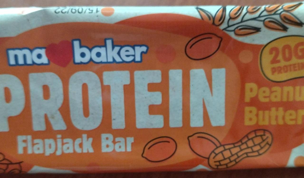 Fotografie - Protein Flapjack Bar Peanut Butter ma Baker