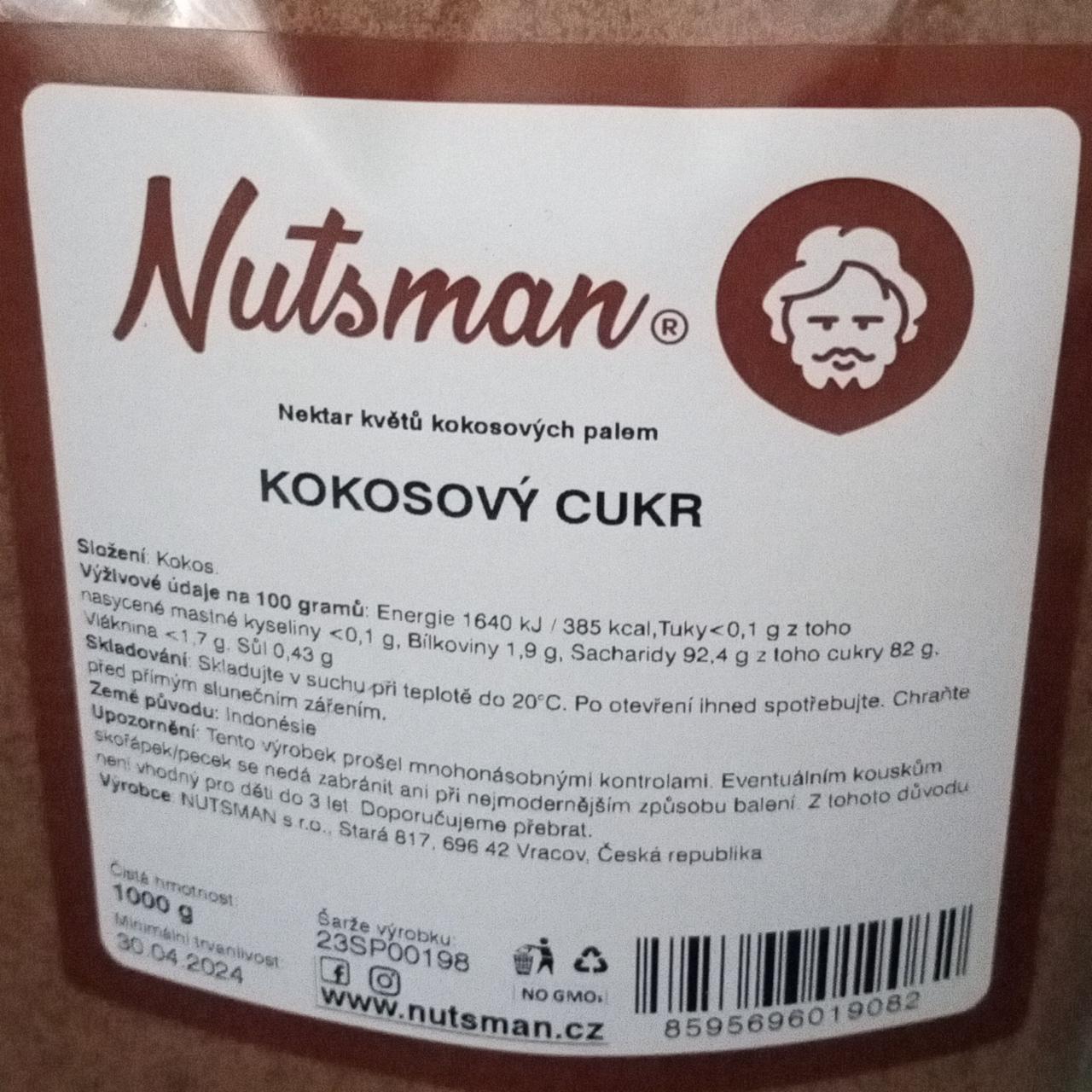 Fotografie - Kokosový cukr Nutsman