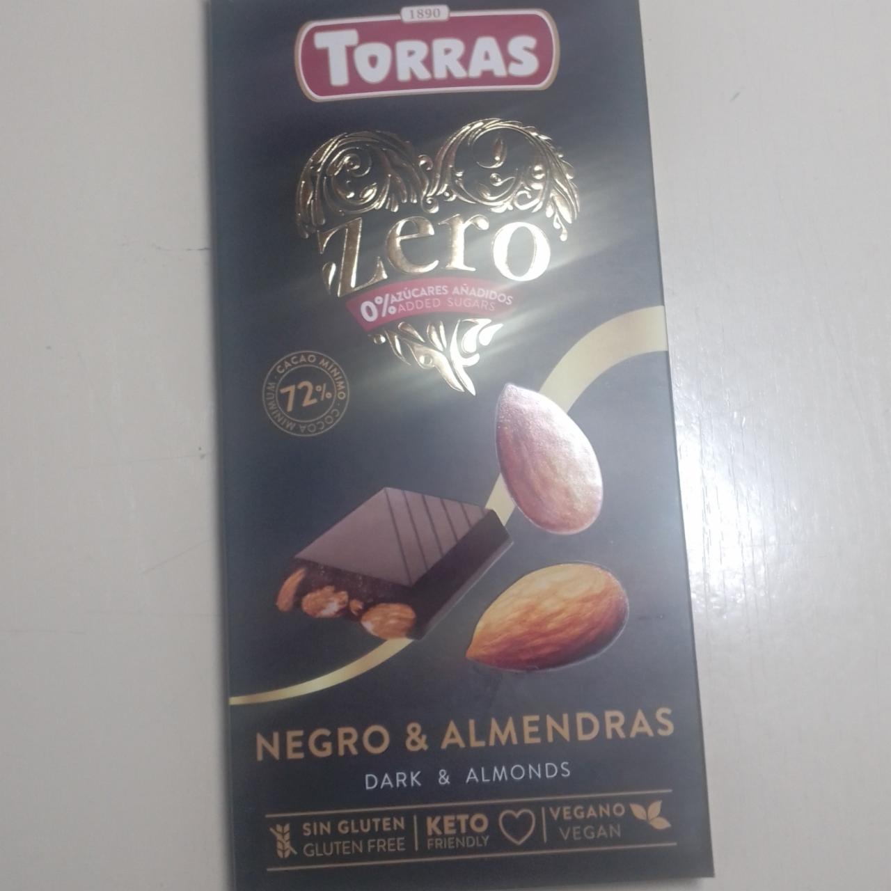 Fotografie - Čokoláda s celými mandlemi Torras