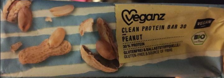 Fotografie - Organic Clean Protein Bar 30 Peanut Veganz
