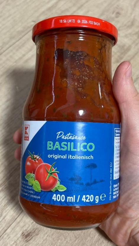Fotografie - Pastasauce Basilico K-Classic