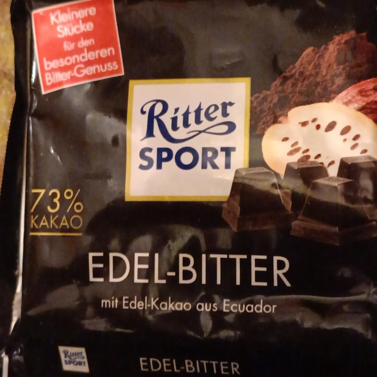 Fotografie - Edel-Bitter 73% kakao Ritter Sport