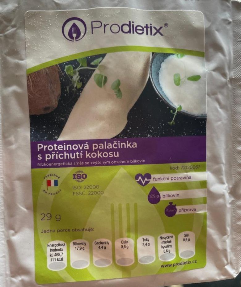 Fotografie - Proteinová palačinka s příchutí kokosu Prodietix