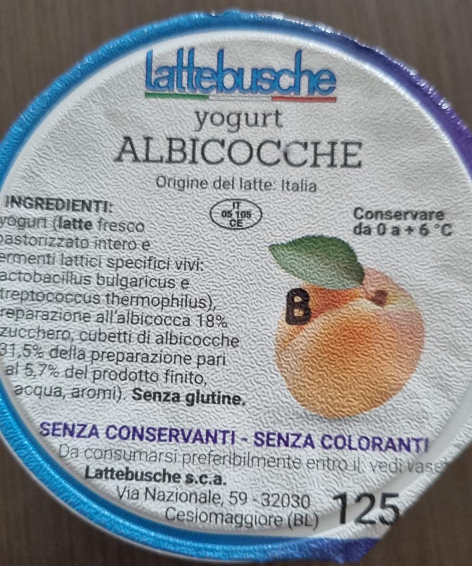 Fotografie - Yogurt Albicocche Lattebusche