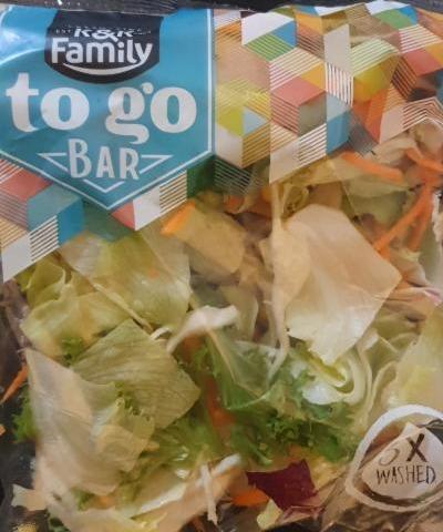 Fotografie - To Go Bar Fresh Salad Mix K&K Family