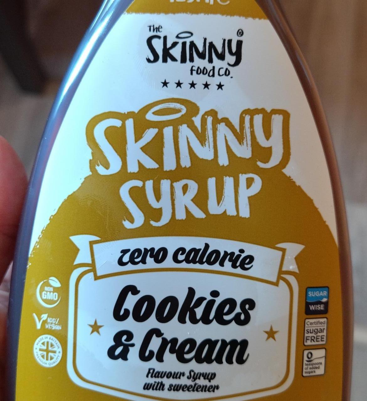 Fotografie - Skinny Syrup zero calorie Cookies & Cream The Skinny Food Co