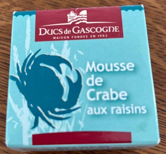 Fotografie - Mousse de Crabe aux raisins krabí pěna s rozinkami Ducs de Gascogne