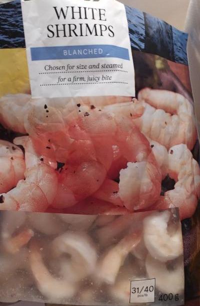 Fotografie - White Shrimps blached Tesco
