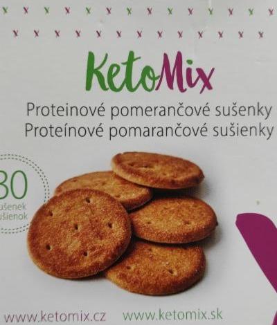 Fotografie - Proteinové pomerančové sušenky KetoMix