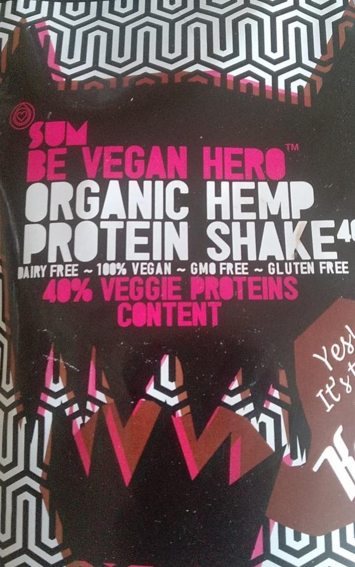 Fotografie - organic Hemp Protein shake kakao