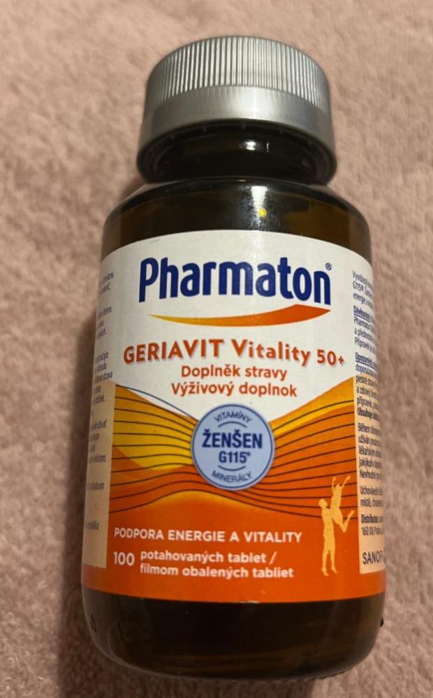 Fotografie - Geriavit Vitality 50+ Pharmaton