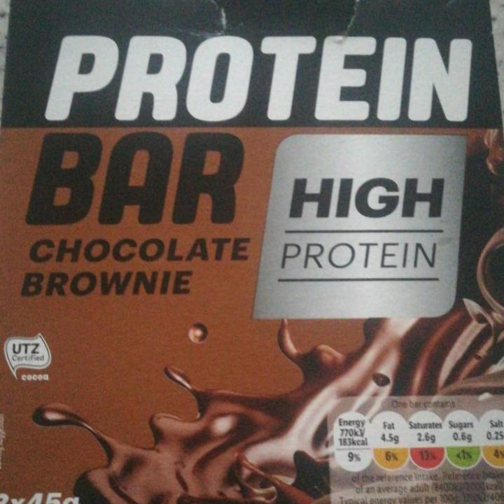 Fotografie - Protein bar chocolate brownie Lidl 
