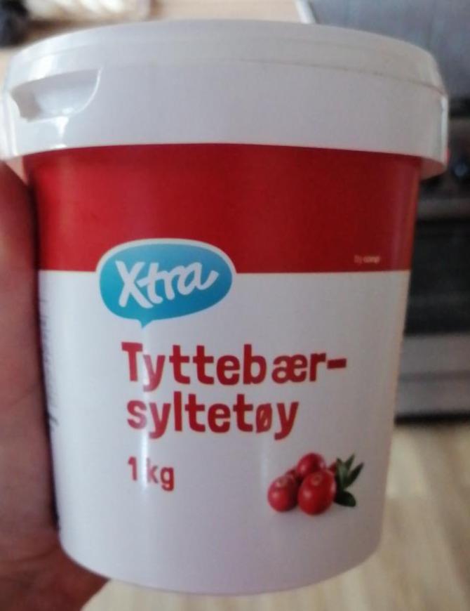 Fotografie - brusinková marmeláda Tyttebærsyltetøy Xtra