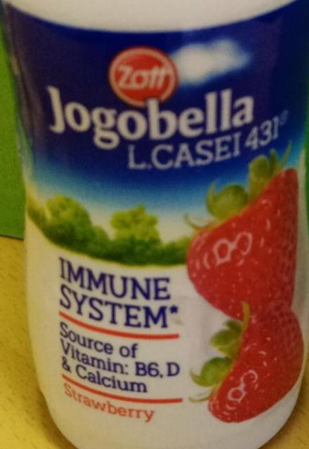 Fotografie - Jogobella L. Casei 431 Immune system Strawberry Zott