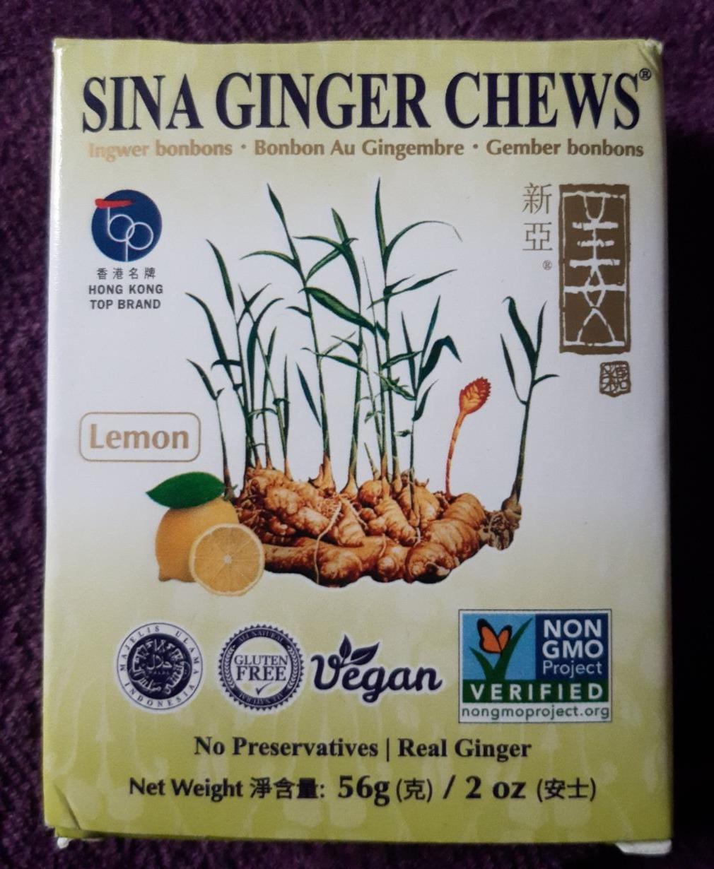 Fotografie - Ginger chews Lemon Sina