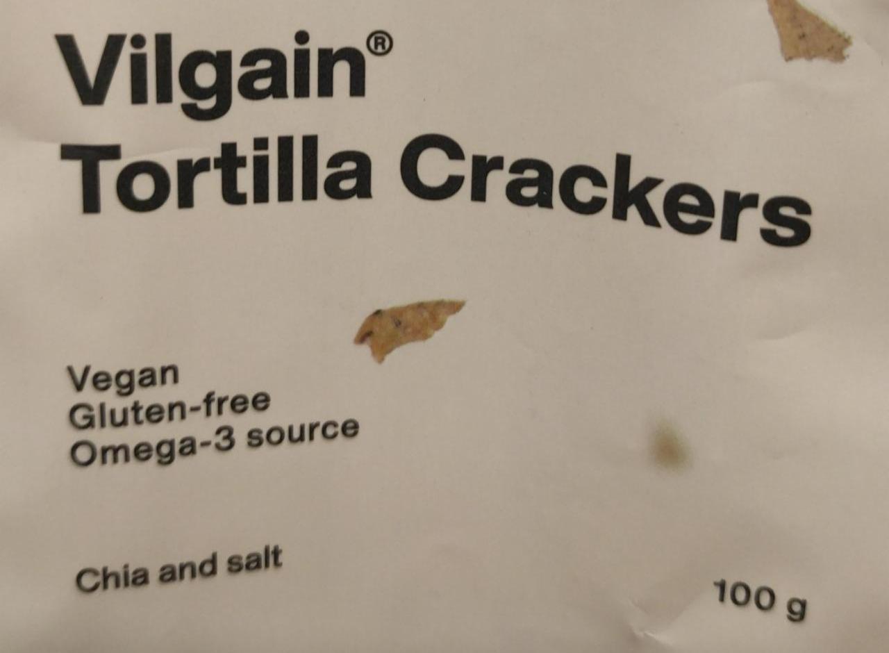 Fotografie - Tortilla Crackers Chia and salt Vilgain