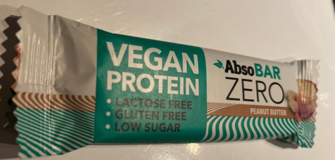 Fotografie - Vegan Protein Peanut butter AbsoBar Zero
