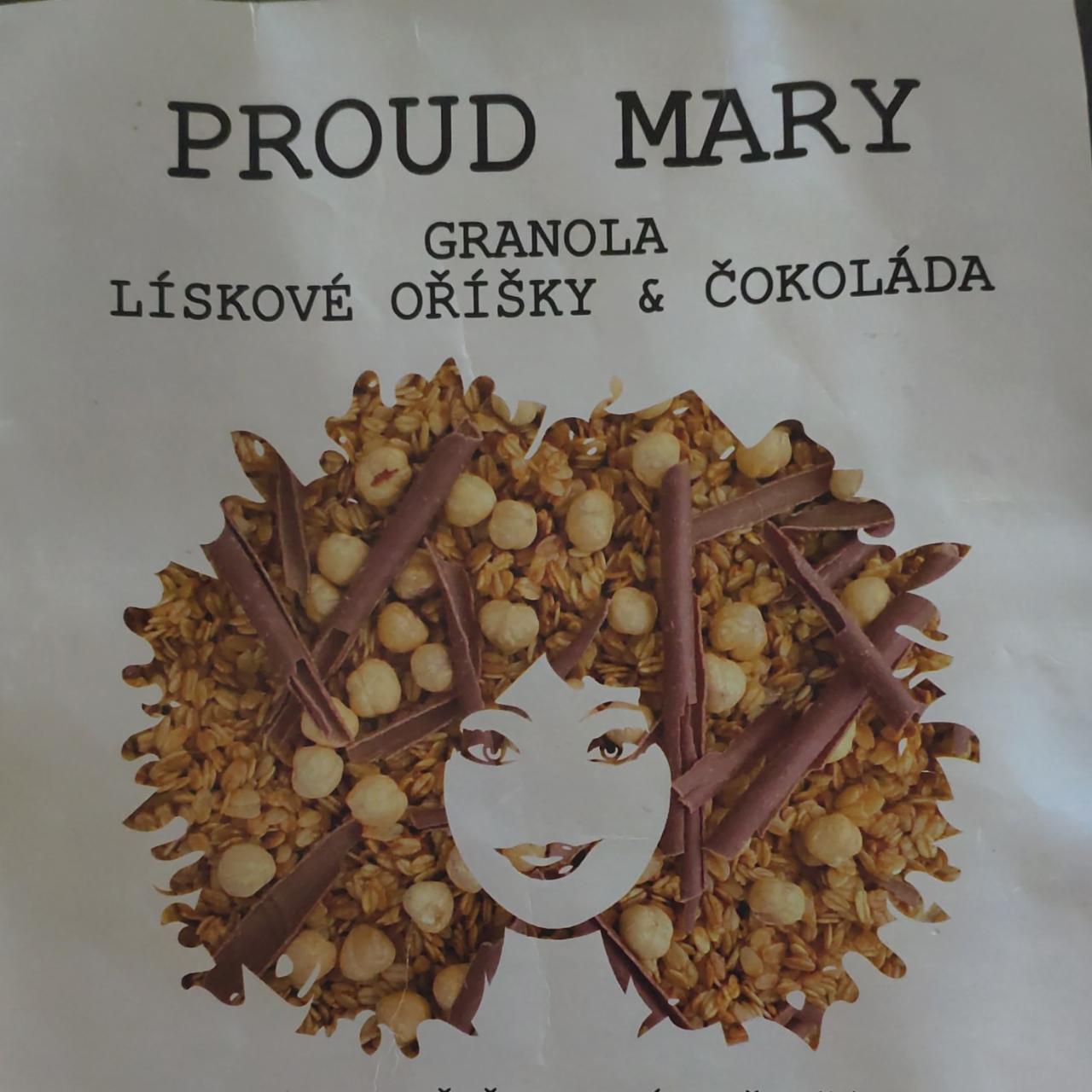 Fotografie - Granola lískové oříšky & čokoláda Proud Mary
