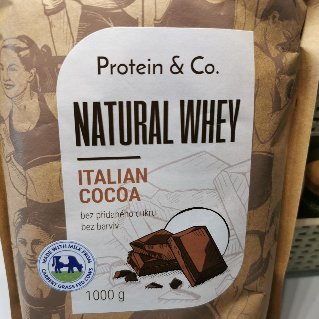 Fotografie - Natural whey protein Italian čočka Protein & Co.