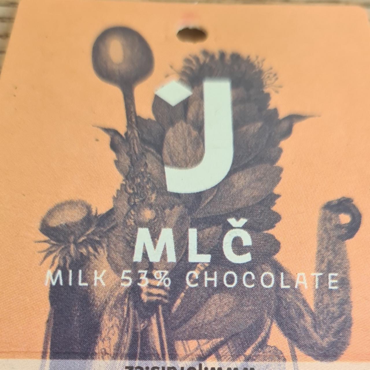 Fotografie - Jordis 53% mléčná čokoláda MLČ