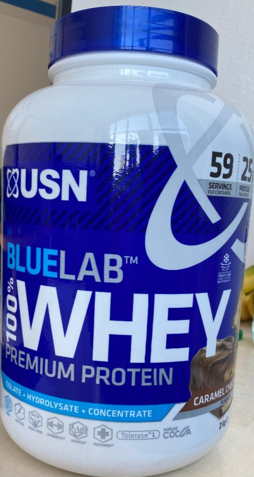 Fotografie - USN BlueLab 100% Whey Premium Protein Vanilka